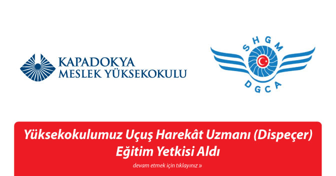 Yüksekokulumuz Uçuş Harekât Uzmanı (Dispeçer) Eğitim Yetkisi Aldı