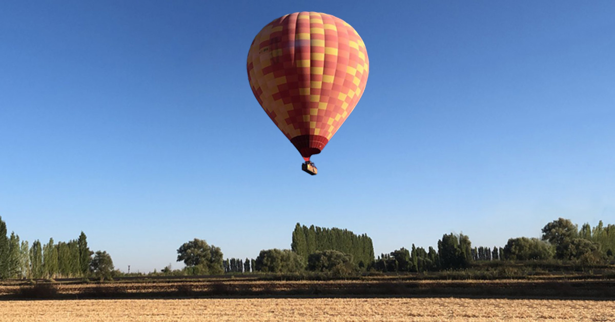 30 Ağustos Zafer Bayramı'nda, Konya'da ilk sıcak hava balonu uçuşunu yaptık