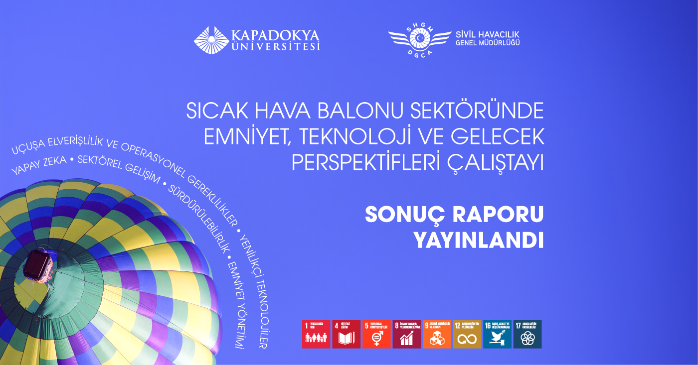 Sıcak Hava Balonu Sektöründe Emniyet, Teknoloji ve Gelecek Perspektifleri Çalıştayı'nın Sonuç Raporu Yayınlandı