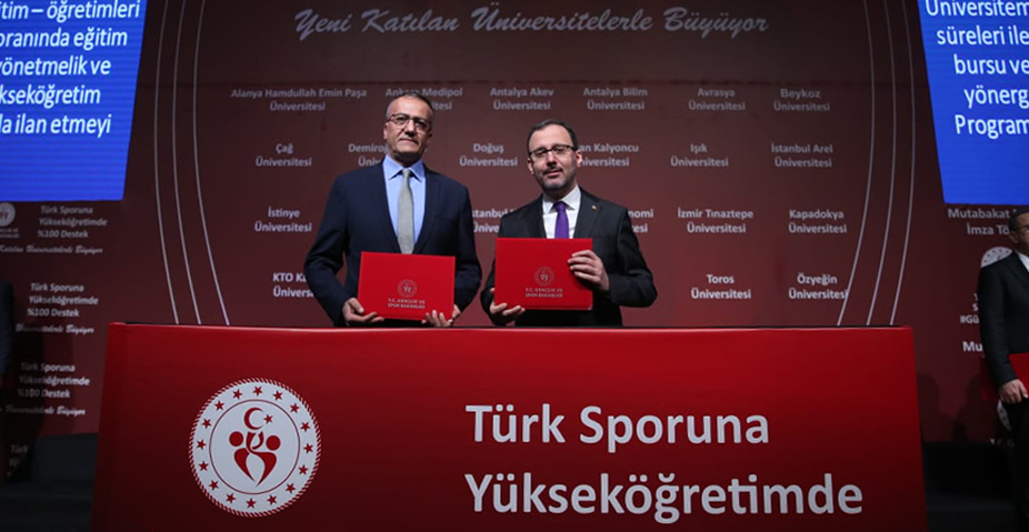 Türk Sporuna Yüzde Yüz Destek