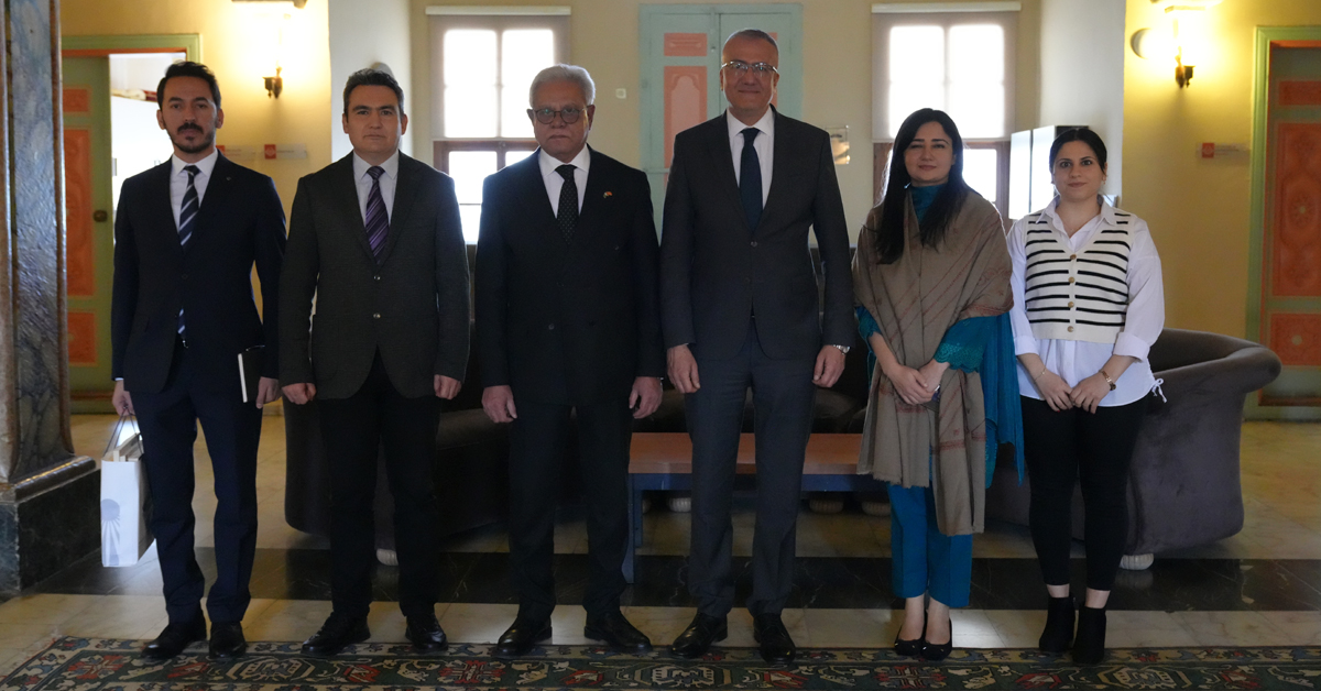 Pakistan Ankara Büyükelçisi Dr. Yousaf Junaid, Üniversitemizi Ziyaret Etti