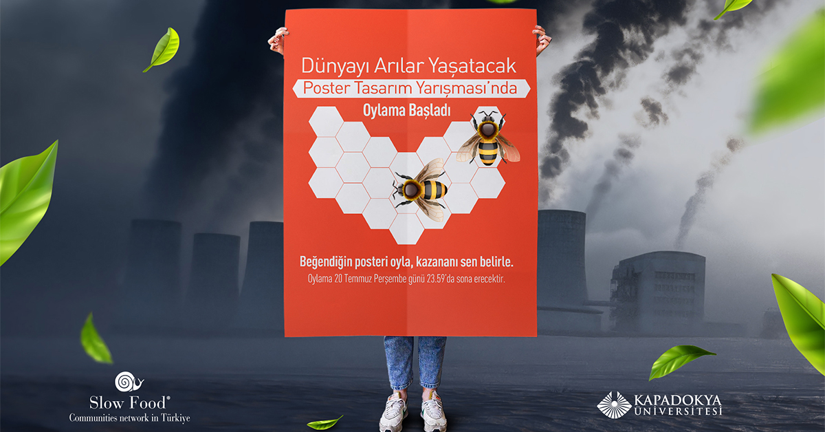 ‘Dünyayı Arılar Yaşatacak’ poster tasarım yarışmasının kazananları halk oylarıyla belli oluyor