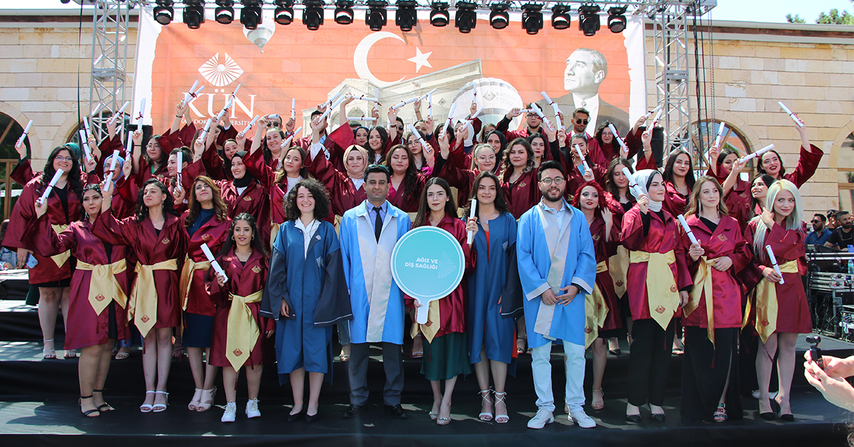 Üniversitemiz 2023 sınıfı mezunlarını hayata uğurladı