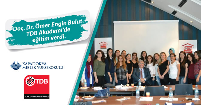 Doç. Dr. Ömer Engin Bulut TDB Akademi'de Eğitim Verdi