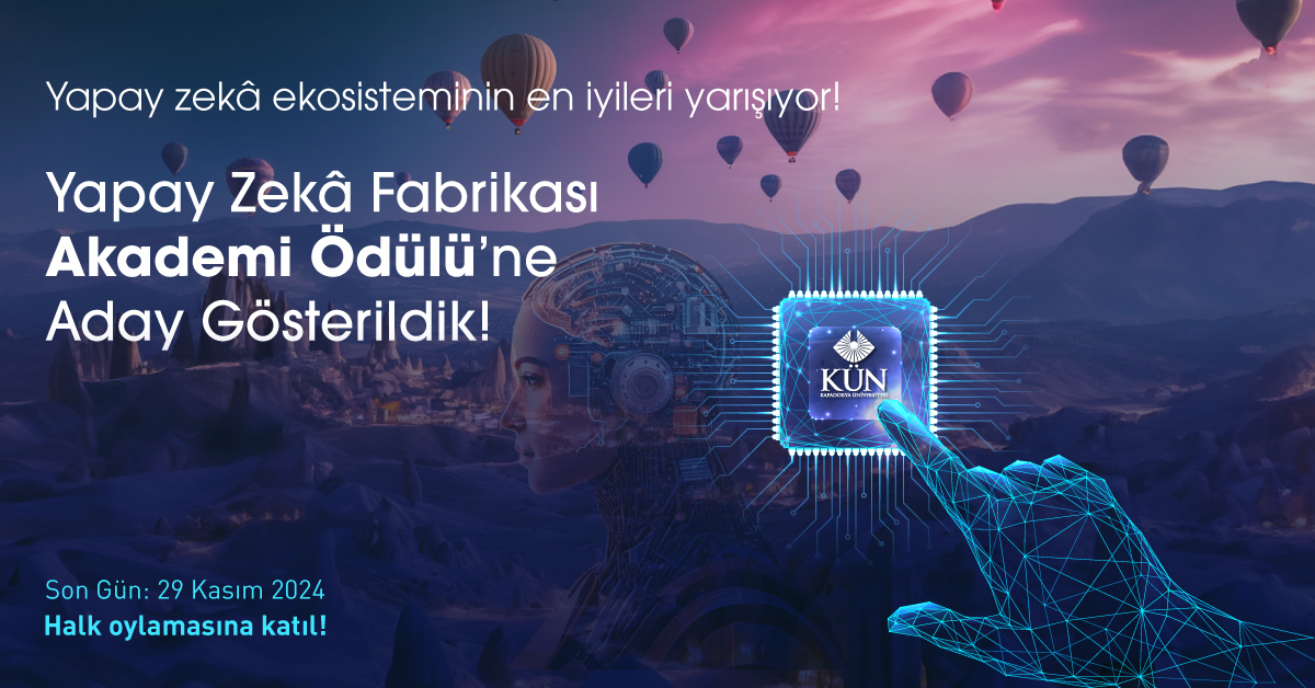 Üniversitemiz, YZF Akademi Ödülleri'nde Aday! Oy Ver, Geleceği Şekillendir!