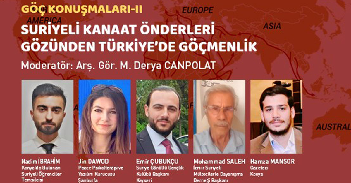 Göç Konuşmaları Toplantıları’nın İkincisi Çevrim İçi Olarak Yapıldı