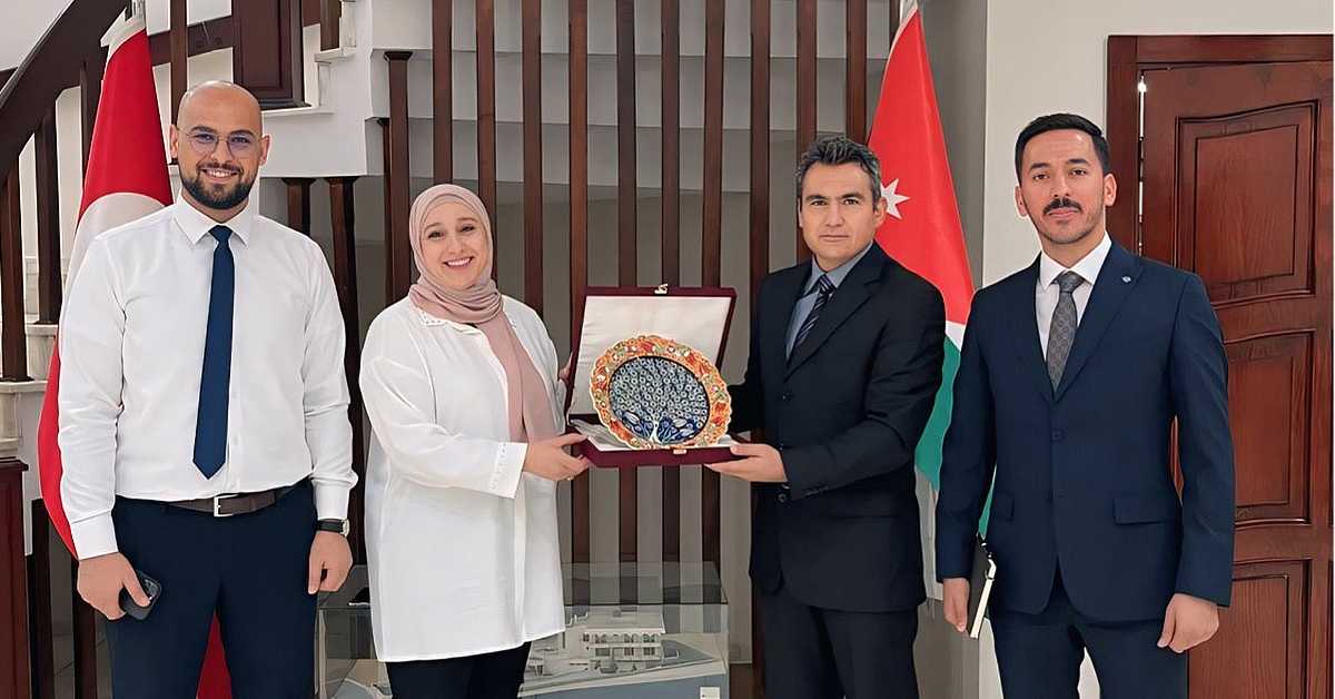 Uluslararasılaşma Çalışmalarımız Kapsamında Ürdün ve Kazakistan Büyükelçiliklerini Ziyaret Ettik