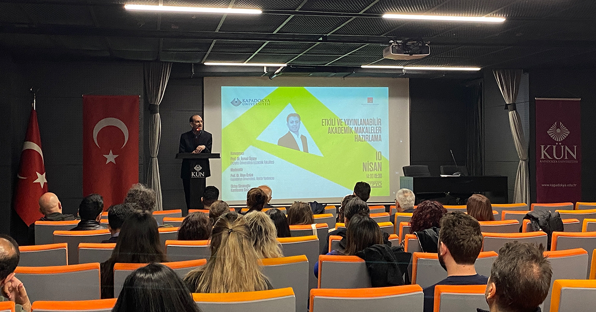 “Etkili ve Yayınlanabilir Akademik Makaleler Hazırlama” Konferansı Düzenlendi