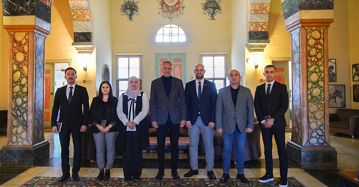 Akademik ve Kültürel İş Birliklerimizi Güçlendirme Amaçları Kapsamında, Ürdün Krallığı Ankara Büyükelçiliği Heyeti Üniversitemizi Ziyaret Etti