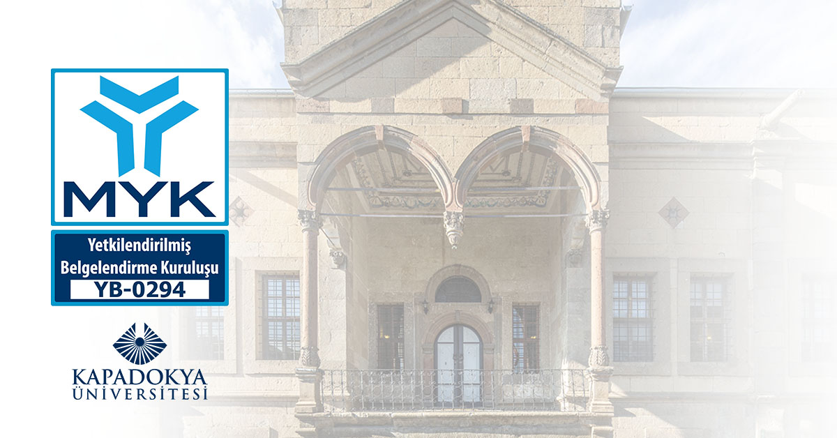 Üniversitemiz, Mesleki Yeterlilik Kurumu tarafından sınav ve belgelendirme yapmak üzere yetkilendirildi